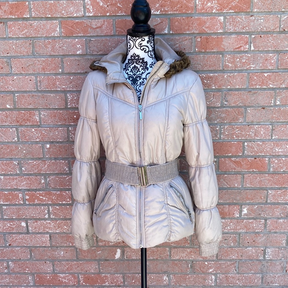 H&M Light Gold Puffer Jacket